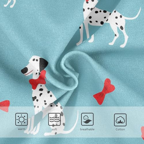 Playful Dalmatians Dogs Light Blue Toddler Girls Underwear 2t Cotton Panties for Girl Designer Briefs Girls Undies3