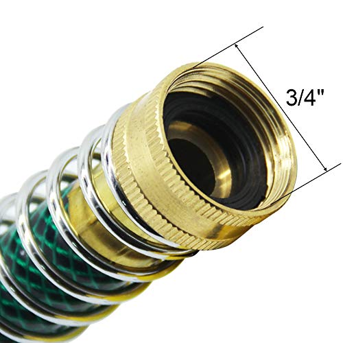 Twinkle Star Garden Hose Extension Adapter, Hose Kink Protector With Coil Spring, 2 Pack #TOP1