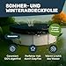Folienkönig® Poolabdeckung mit EasyFlex-Verschluss® 6x6m | Abdeckfolie für Pool ø420-520cm | Pool Plane Sommer & Winter | Solarplane | Poolfolie | Einfache Allein-Montage | garantiert 100% algenfrei