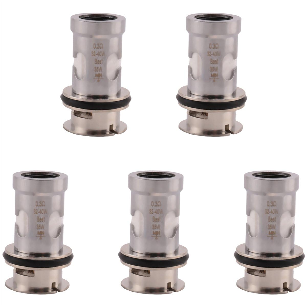 Bpqiang 5Pcs Replacement Coil Tpp Pod Dm4 0.3Ohm For Drag 3/Drag X Plus Kit/Drag X/S Pro Kit