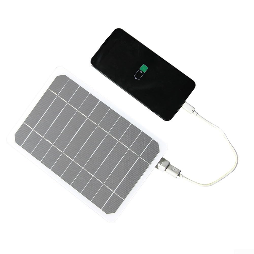 Il pannello solare da 5 V 10 W fornisce un'efficace potenza di uscita per la ricarica di vari dispositivi Caricabatterie solare portatile per esterni con uscita USB fornisce