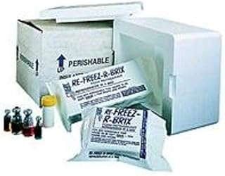 Polar Tech - RB 8 RB8 Re-Freez-R-Brix Foam Refrigerant Packs, 7.5 oz, 4.5” x 4.75” (Case of 21)