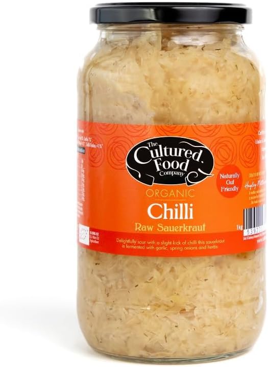 The Cultured Food Company Organic Chilli & Dill Sauerkraut 1kg