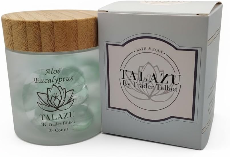 Eucalyptus & Aloe Bath Pearls (25 Count) – Aromatherapy Bath Oil Beads for Stress Relief, Relaxation & Soft Skin