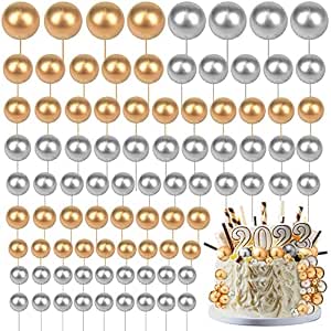 36 Piezas De Adornos Con Palito Para Tartas - Decoración Para Postres, Cupcakes Y Dulces