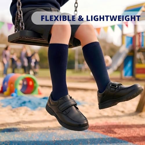 Image of French Toast Boys Dress Shoes Casual Strap Uniform School Shoes for Boy Sizes 5-10 Toddler / 11-12 Little Kid