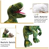AIXINI Stuffed Dinosaur Plush Giant T-Rex Toy - 31.5" Lifelike Stuffed Tyrannosaurus Animal for Boys, Green
