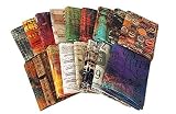 10 Fat Quarters - Tim Holtz Eclectic Elements & Abandoned Assorted Free Spirit Maps Rulers Numbers C