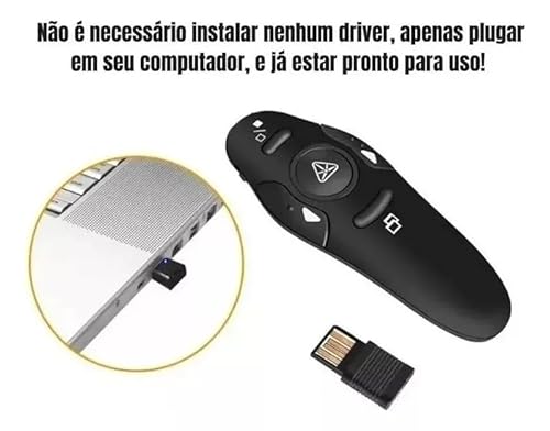Apresentador Caneta Slide Sem Fio Laser Apontador Powerpoint