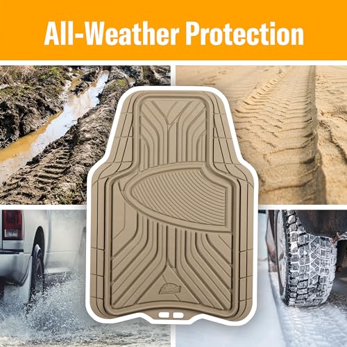 image for Armor All 4-Piece All-Season Trim-to-Fit Floor Liners, Full Coverage A