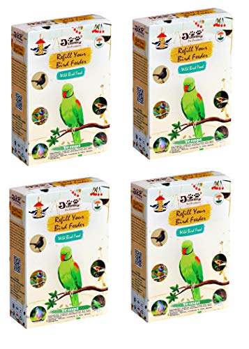 Image of JiMMy Pet Products Tempt Parrot Wild Bird Food Refill for Bird Feeder (4.8 Kg)