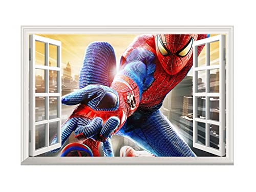 YiYaO Spiderman Bambini CameraAdesivi murali