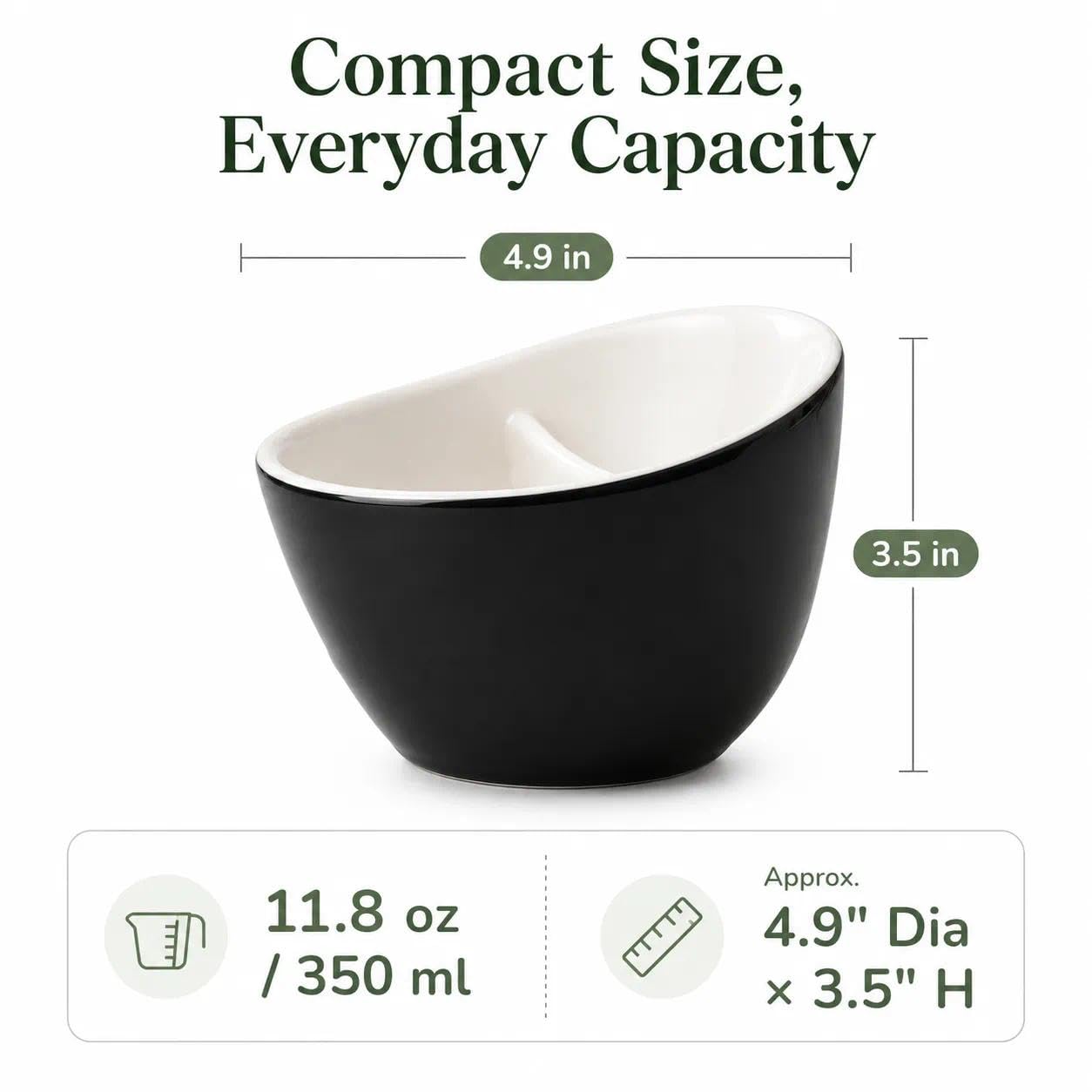Tazza da tè con infusore, in ceramica, 30 ml, filtro integrato per foglie sfuse, filtro separatore integrato, lavabile in lavastoviglie per casa e ufficio e birra monodose