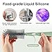 6 in 1 Bottle Cleaner Brush Set with Travel Bottle Drying Racks,360° Cleaning Baby Bottle Brush,Nipple Brush,Straw Cleaner Brush,Soap Dispenser & Organizer Case,Baby Essentials for Home&Travel(Green)