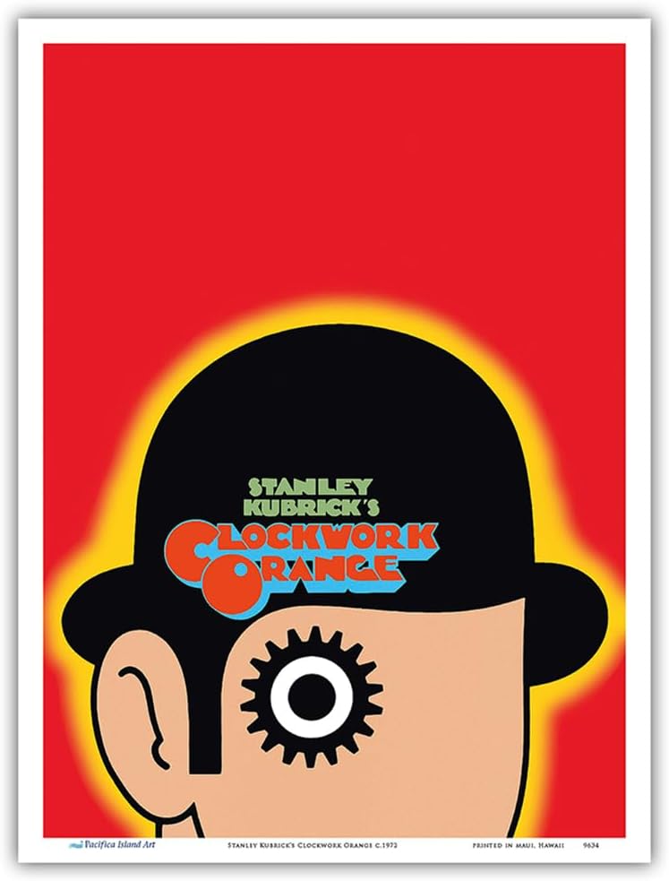 Stanley Kubrick’s Clockwork Orange - Starring Malcolm McDowell Poster Print