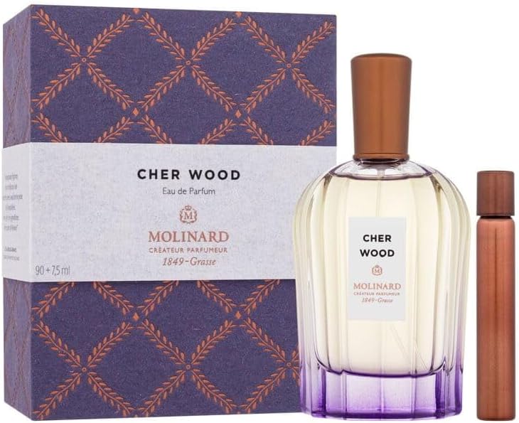 molinard cher wood woda perfumowana 90 ml   zestaw  
