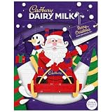 Cadbury Dairy Milk Chocolate Festive Advent Calendar, 24 Chunks of Cadbury Dairy Milk, Perfect for Christmas Countdown, 90 g (Pack of 1)