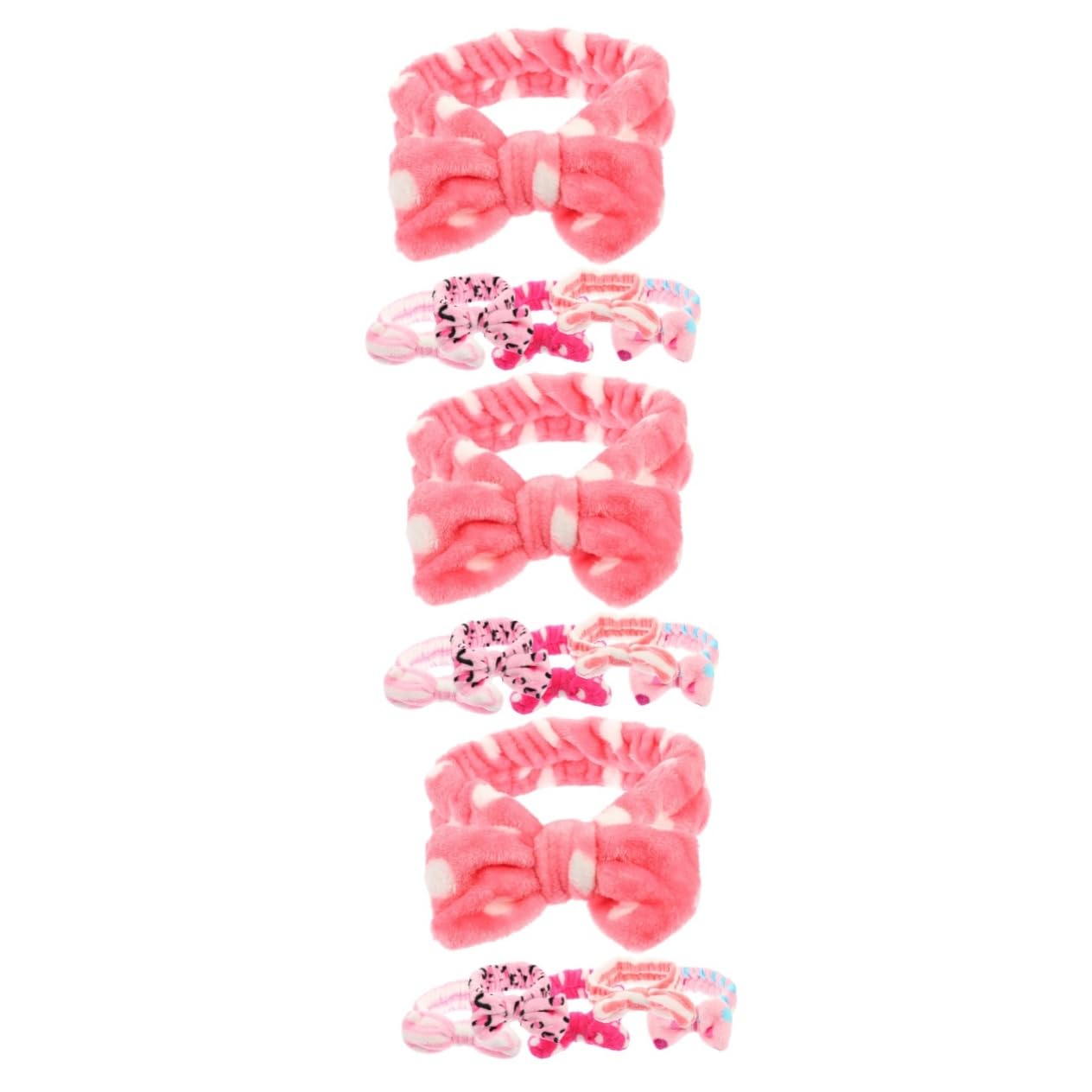 ABOOFAN 18pezzi Fasce Per Fleece Accessori Makeup Regolabili Per Headband Per e Relax