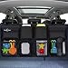 Big Ant Back Seat Trunk Organizer,Space Saving Car Trunk Storage Organizer with Lid Keep Your Trunk Clean and Tidy 8 Large Pockets Car Organizer for Kids,Travel (34 x 18 inch)