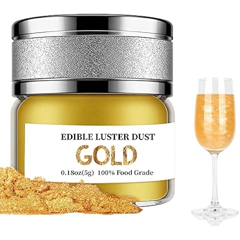 Gold Edible Luster Dust by Coknaca Cover
