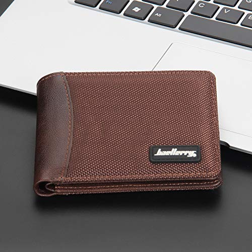 Eastdall Grande Capacidade,Carteira masculina carteira curta cartão de grande capacidade slot de din