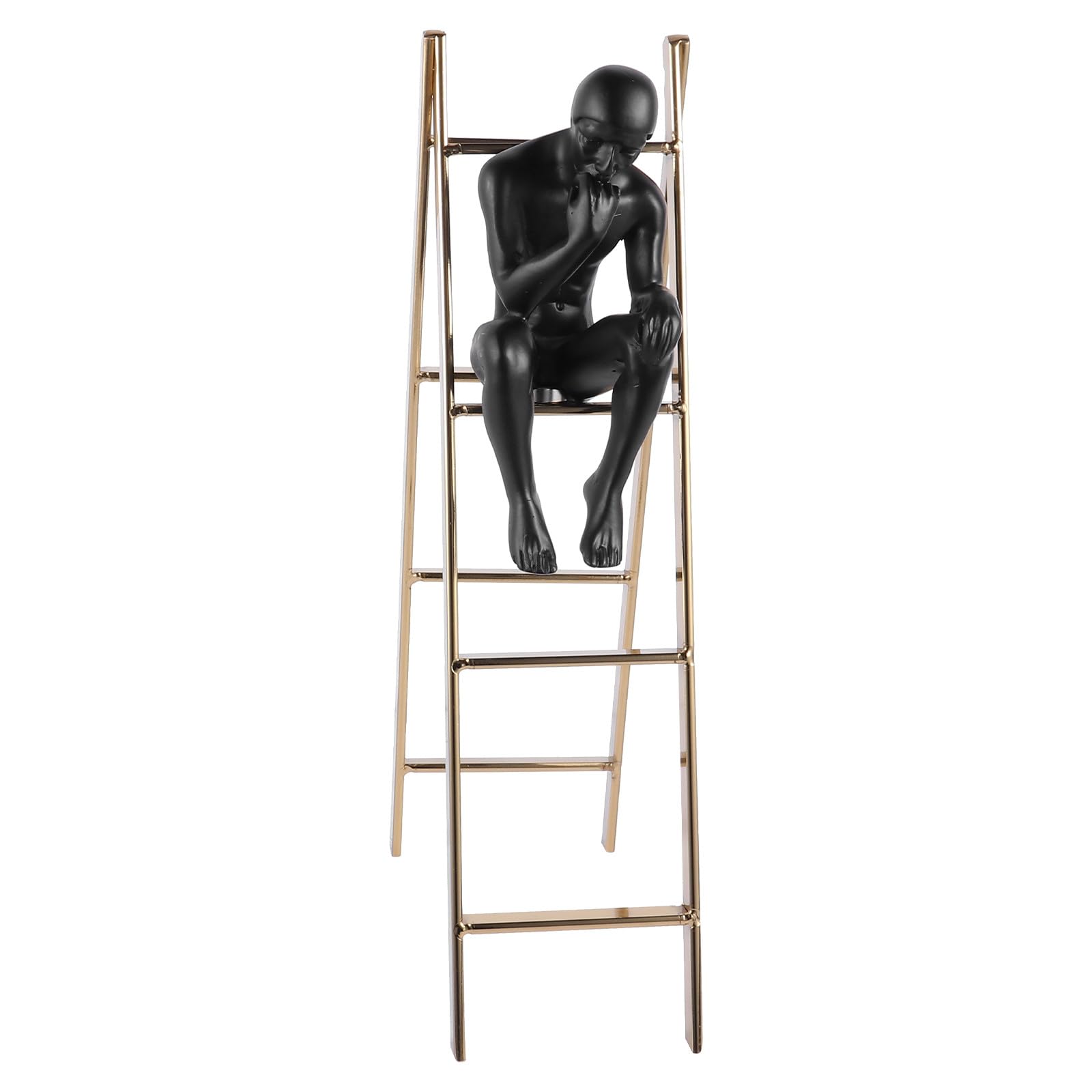 Ornement Artistique Minimaliste Penseur en Fer, Cadeau Idéal