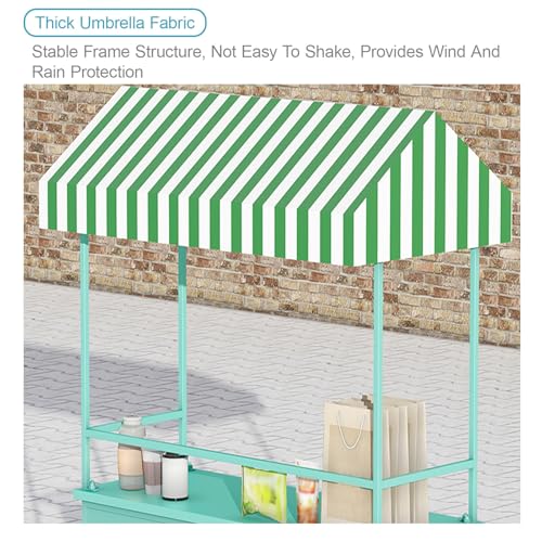 Espositore portatile da banco per mercati alimentari, eventi, festival, soluzione di ristorazione mobile, barbecue, mercato agricolo, picnic, portellone posteriore