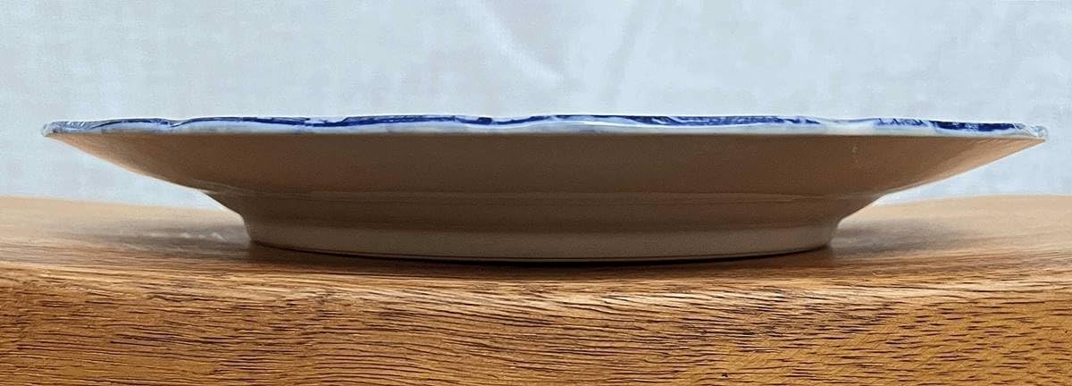 Amazon.co.jp: 昭和レトロ ヴィンテージ プレート 青 皿 5枚セット