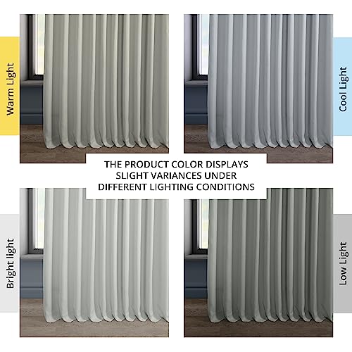 Hpd Half Price Drapes Extra Wide Linen Room Darkening Curtain (1 Panel) 100 X 96, Boch-Ln1855-96-Dw, Oyster #TOP22