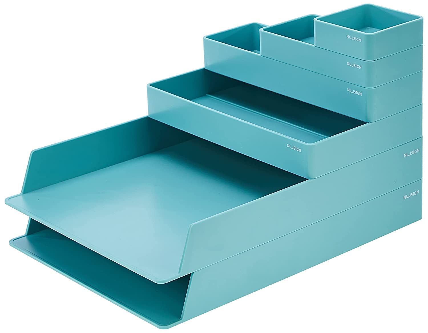deli 100145989 ‎Nusign Desk Organizer, 324 mm × 239 45 Size, Light Blue