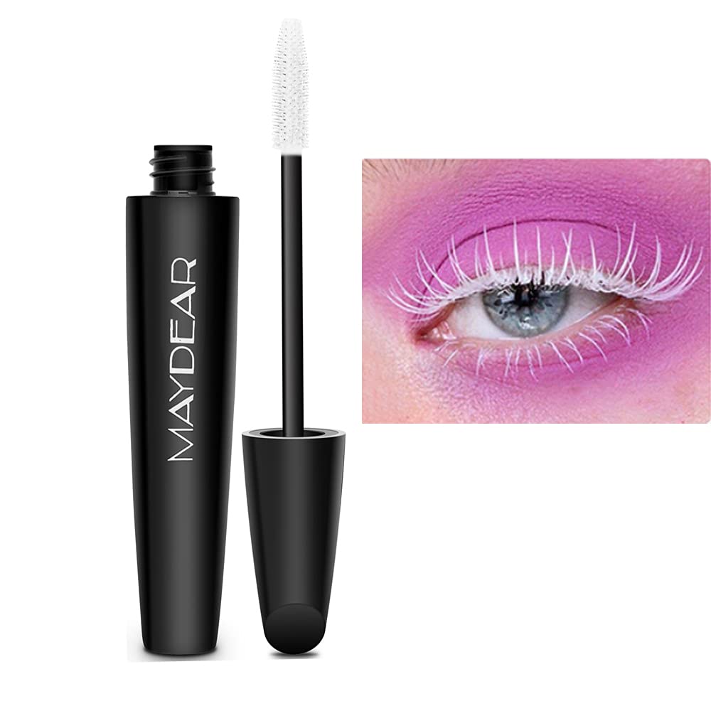 MaydearMakeup Cosmetics Professional Color Mascara-White