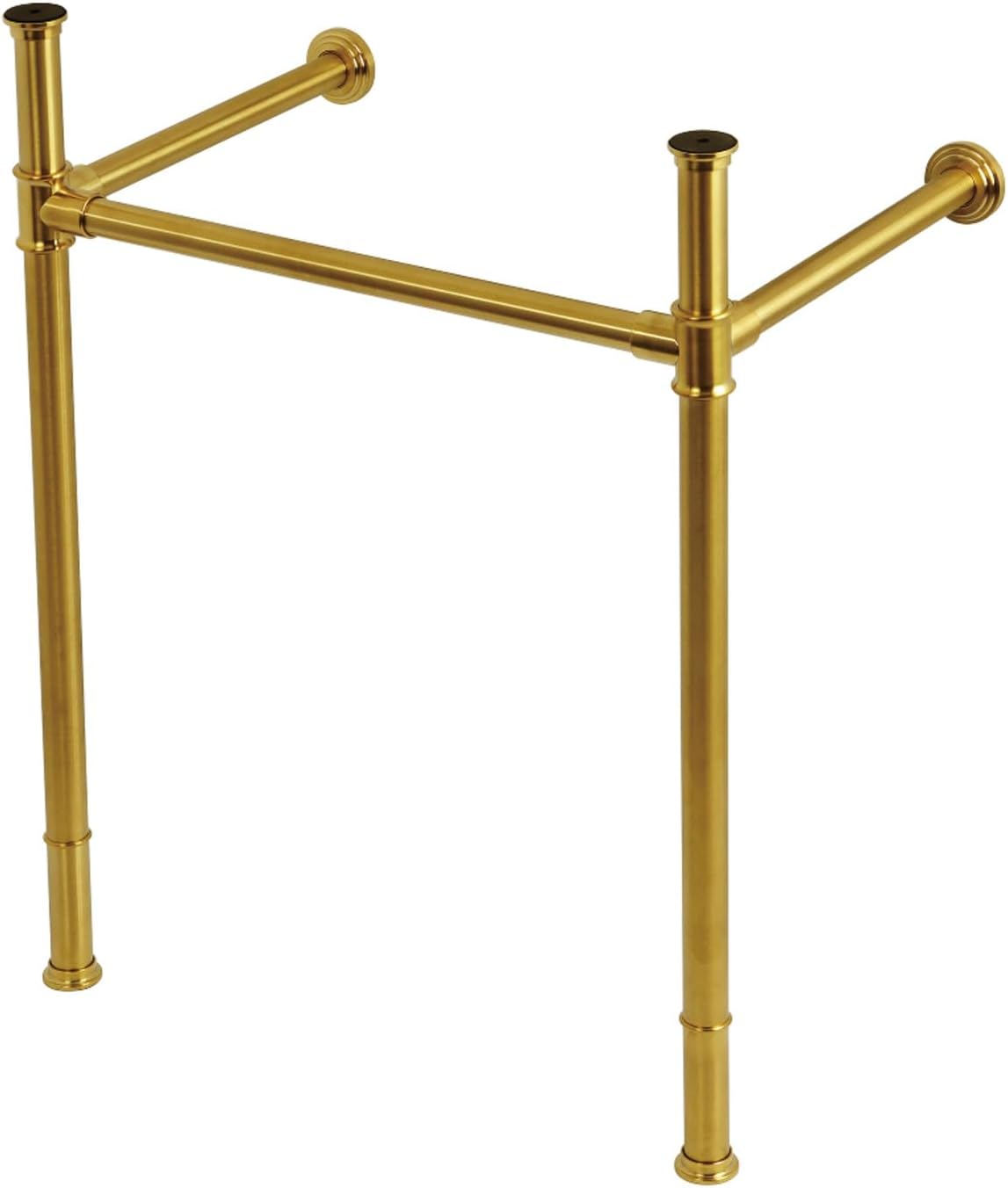 Kingston Brass VPB36257 Stainless Steel Console Sink Legs, Brushed Brass