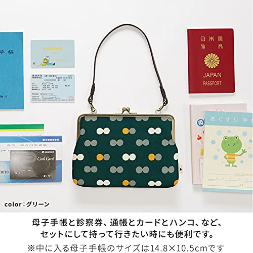 Amazon.co.jp: [AYANOKOJI] がま口 手帳ケース 帆布 にこだま