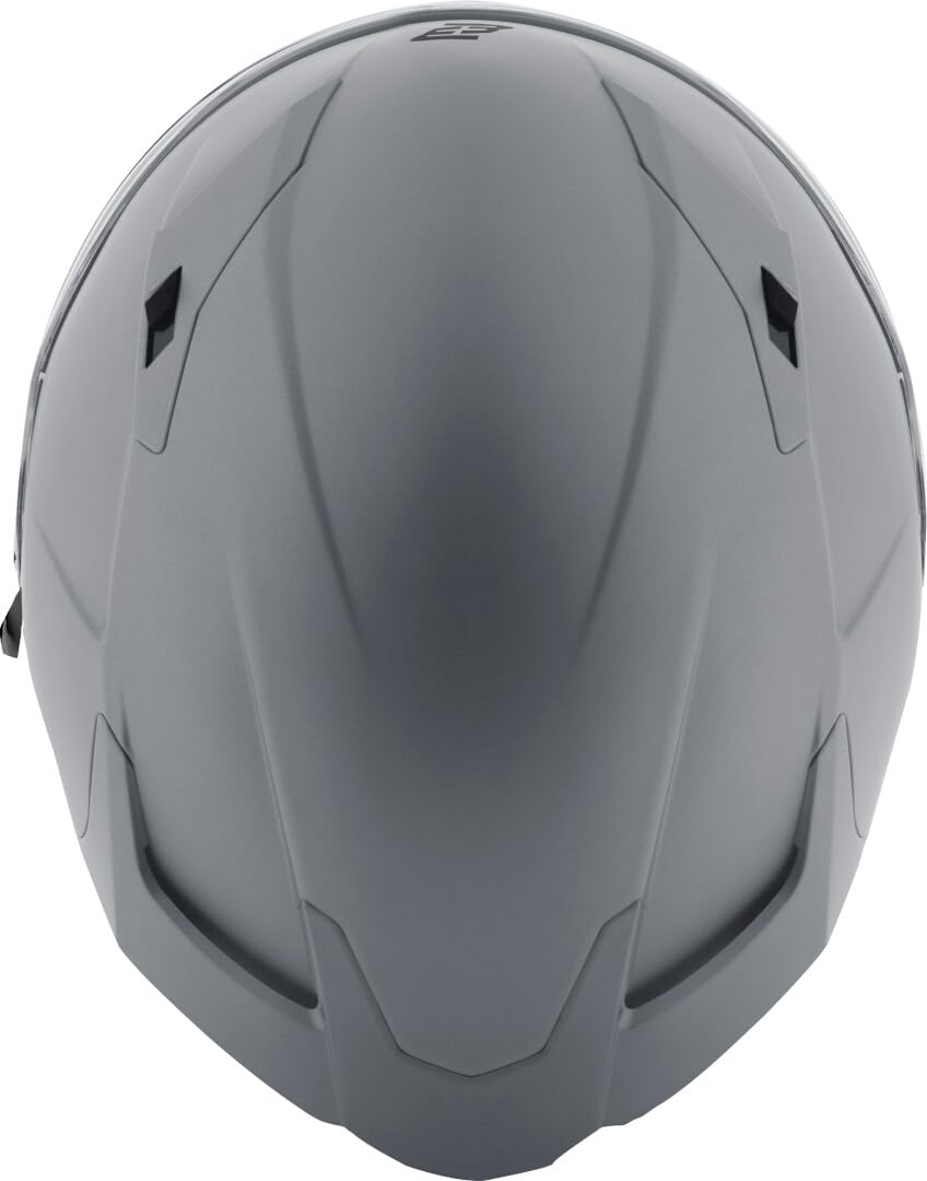 Bogotto H153 BT Bluetooth Helm, grau matt, S | Leicht zu wechseln