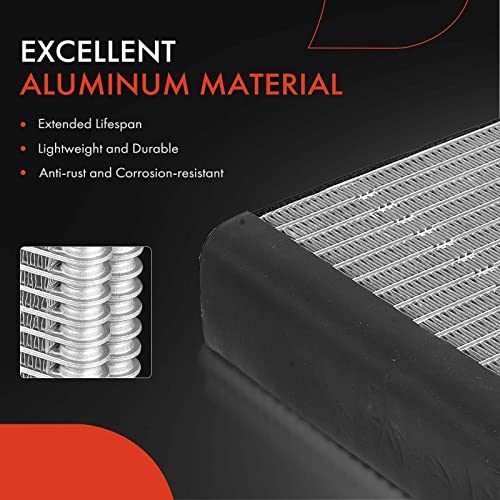 A-Premium A/C Evaporator Core Compatible With Acura El 2001-2005 & Honda Civic 2001-2005, Crv Cr-V 2002-2006, Element 2003-2011, With Pressing Plate #TOP2