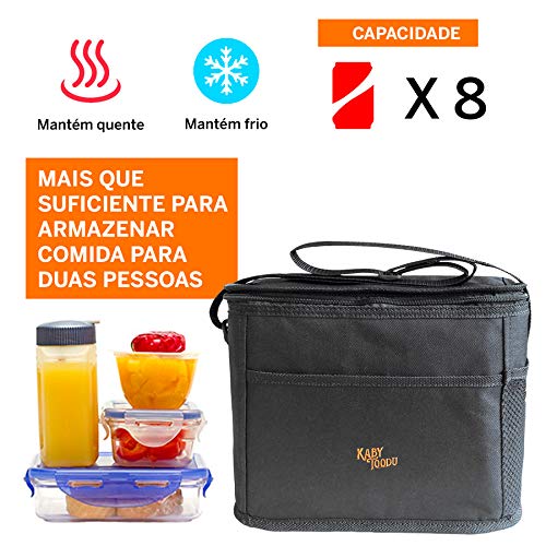 Bolsa Térmica Marmita Fitness Academia Praia 10L
