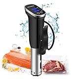 REDMOND Sous Vide Cooker,Digital Accurate Immersion Circulator Machine,1000W Stainless Steel Precise cooker with Free Recipes,IPX7 Waterproof,Ultra Quiet,SV003