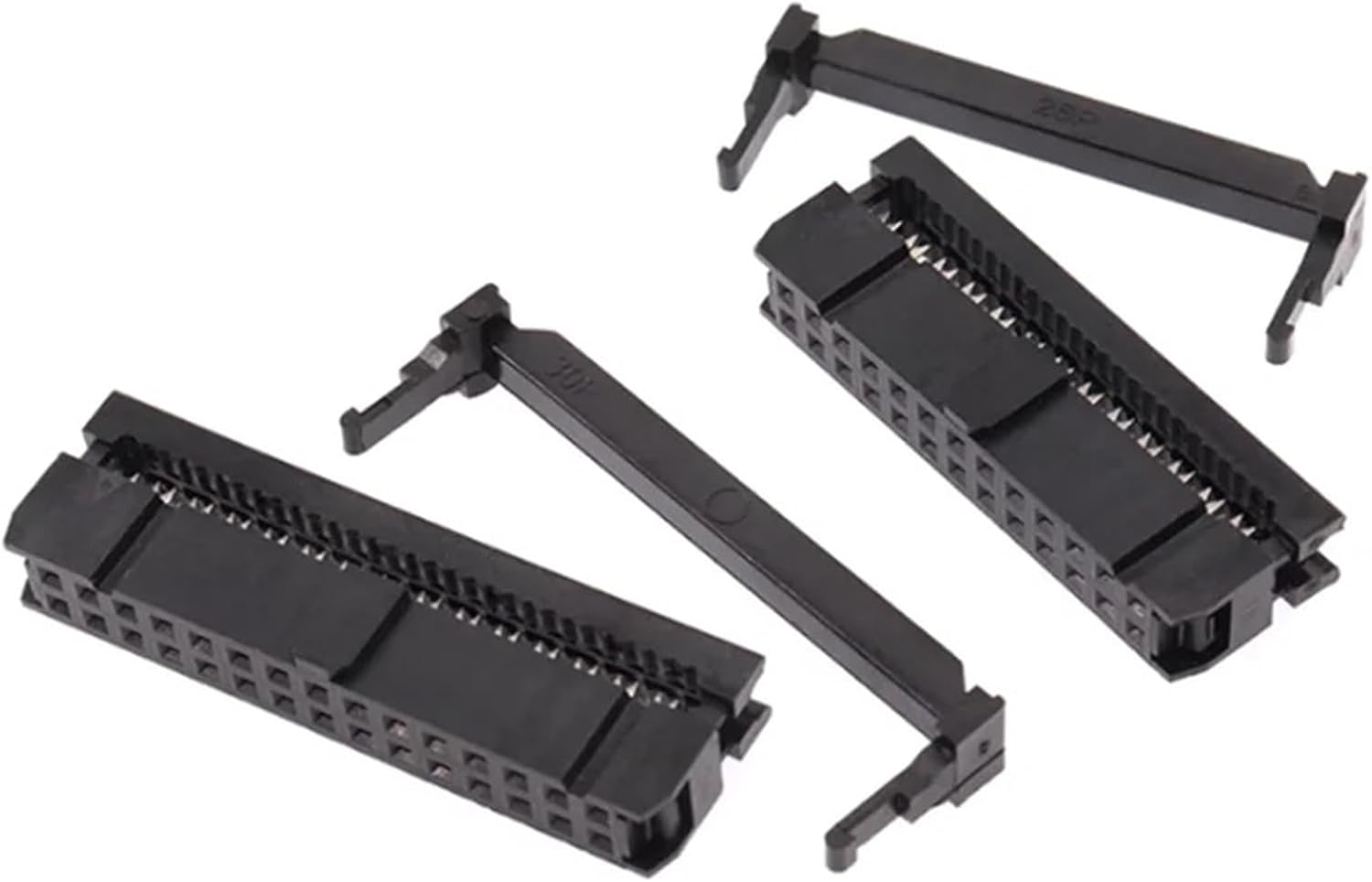 100pcs 2.54MM Pitch FC-6/8/10/12/14/16/18/20/30/40 PIN Female IDC Socket Connector(FC-34P)