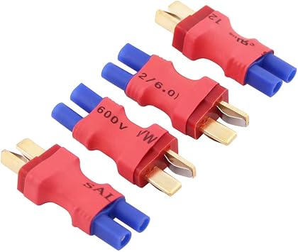 4pcs No Wires Connector EC2 Female to Male T-Plug Style AdapterC35-4