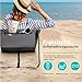 Intimo Living 2er Set Strandliegen mit stufenlos Verstellbarer Rückenlehne - Die Strandmatten gefüllt mit Komfortschaum sind Ultraleicht und platzsparend zusammenfaltbar - Grau