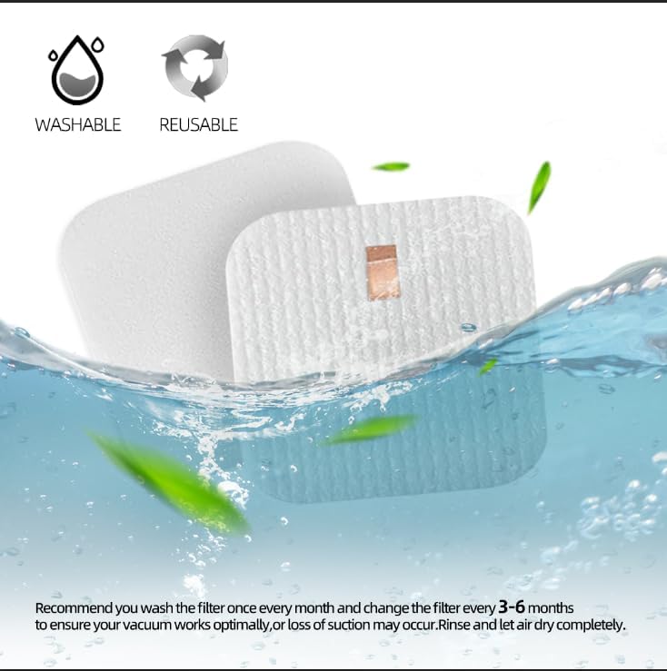 UV850 UV900 LA490 LA492 Filter Replacement for Shark Performance Lift-Away DuoClean Upright Vacuum Cleaners Part # XFFK602UKT Foam & Felt Filter Set for Pet Hair, Dirt, Dust - Image 4