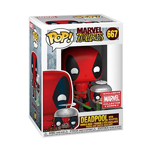 Funko Pop Marvel Zombies Deadpool Headpool 667 figurine de collection - 3