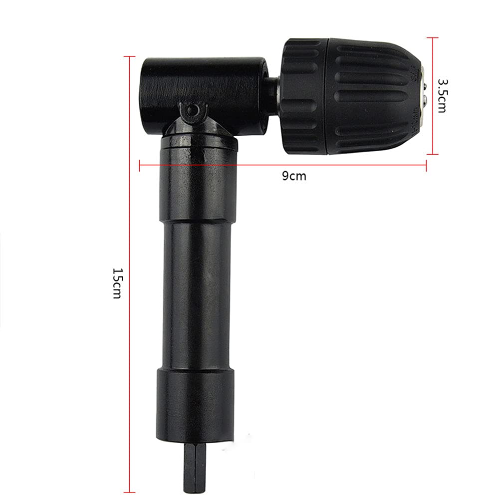 0.8-10mm Right Angle Bend Extension 90 Degree Professional Cordless Drill Attachment Adapter