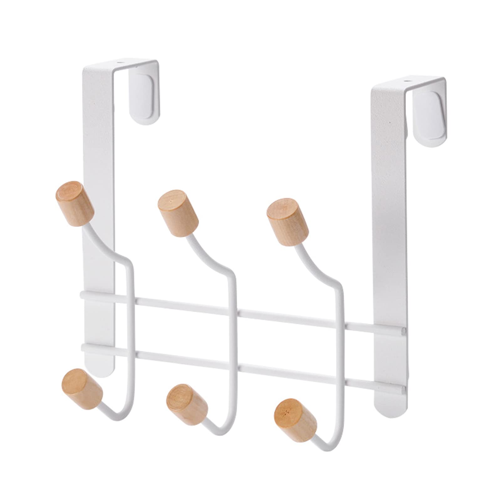 Kalttoy A Door Back Hook Strong Load Bearing Robe Clothes Hook Stainless Steel Hanging Hooks Rust Proof Simple Nail Drilling Free Storage Rack Stainless Steel Nti Deformed For Clothes Bags Caps Towels