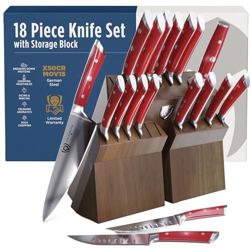 Dalstrong 18-Pc Colossal Knife Block Set - German High-Carbon Steel