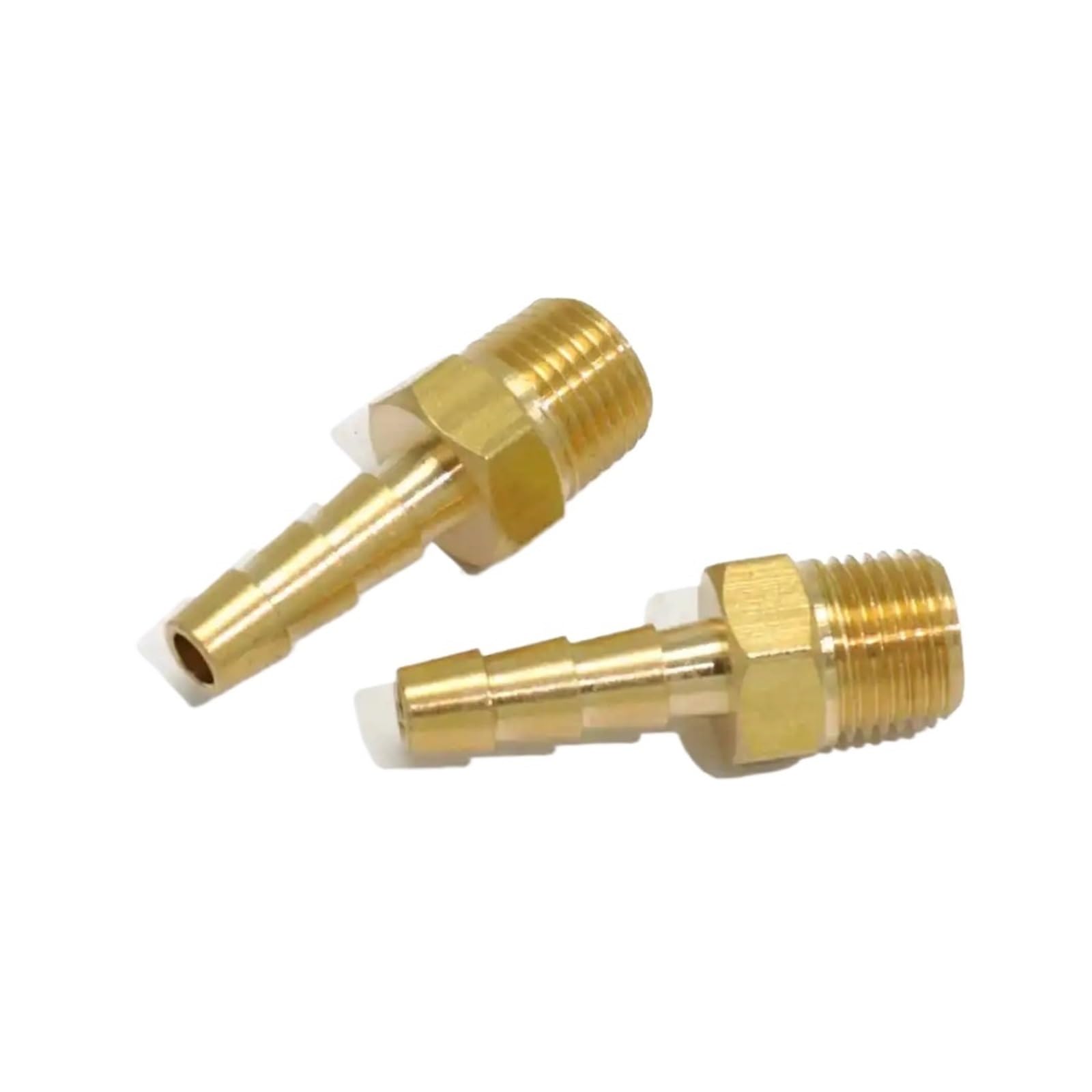 Acoplamiento de conexión de púas de latón de 3/16" de diámetro Interior de Manguera x 1/8" NPT Macho(Pack of 500)
