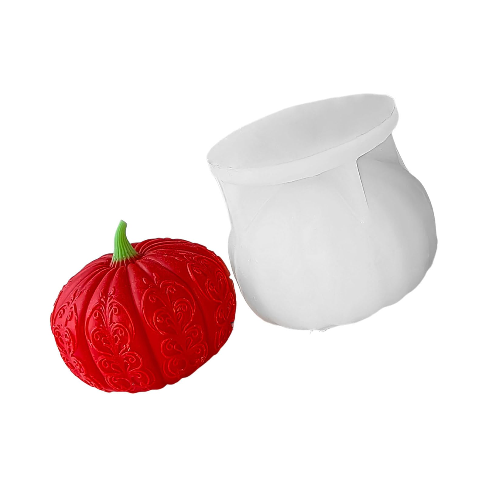 Yhplxyuus Pumpkin Halloween Silicone Molds Ornament Molds Castings Plasters for Home Decoration Pumpkin
