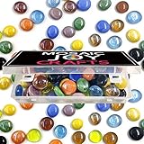 Mosaic Tiles Mixed Colors Mosaic Glass Pieces Round 1Pound Supplies for DIY Crafts Home Decoration S