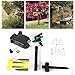 AngelcityCC Solar Sprinkler Garden Solar Motion Activated Animal Sensor Outdoor Lawn Yard Water Sprinkler