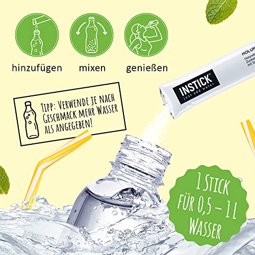 INSTICK | Sans sucre instantané avec saveur de raisin rouge – 12 bâtonnets pour 0,5 l chacun – vue 4